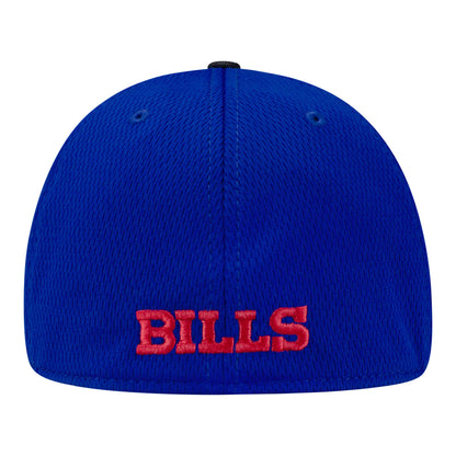 Youth New Era Buffalo Bills 39THIRTY Visor Hit Hat In Blue - Back View