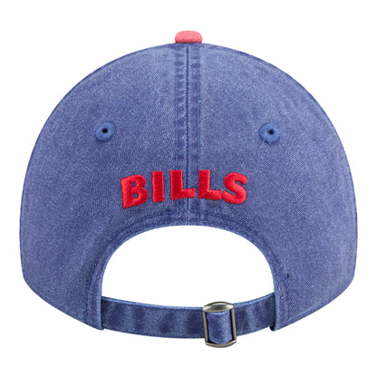 Youth New Era Buffalo Bills 9TWENTY Classic Logo Hat In Blue - Back View
