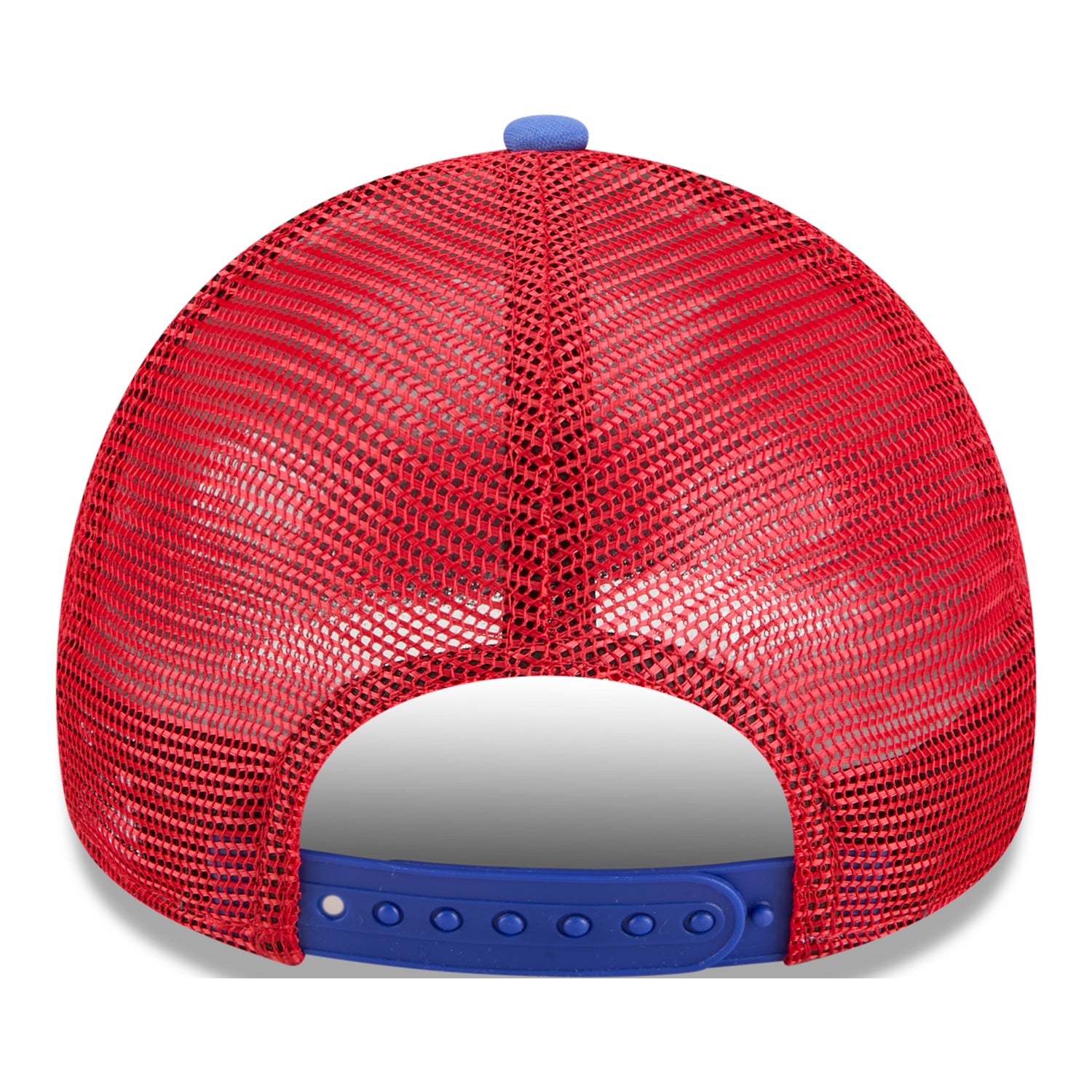 Youth New Era Buffalo Bills 9FORTY Streak Hat In White - Back View