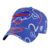 Bills '47 Brand Girls Adore Clean Up Hat In Blue - Front Left View