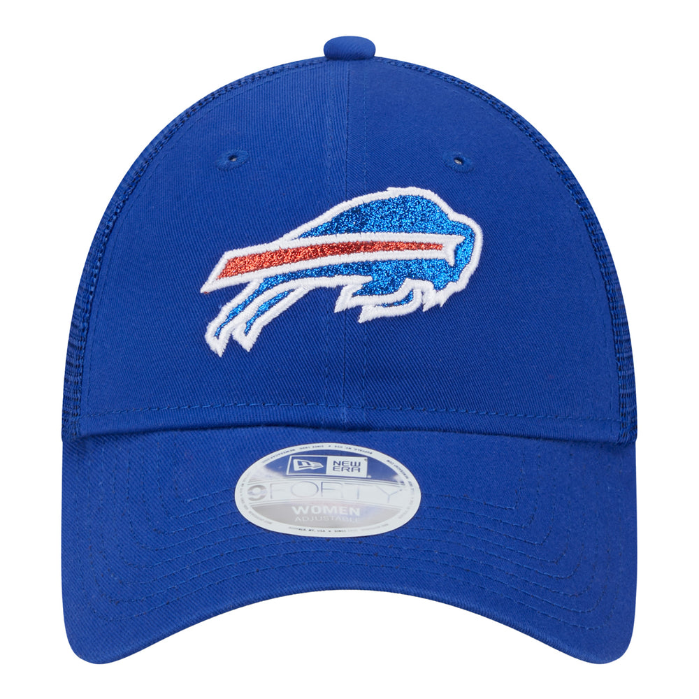 Buffalo Bills Youth Core Lockup Adjustable Hat - Royal/White