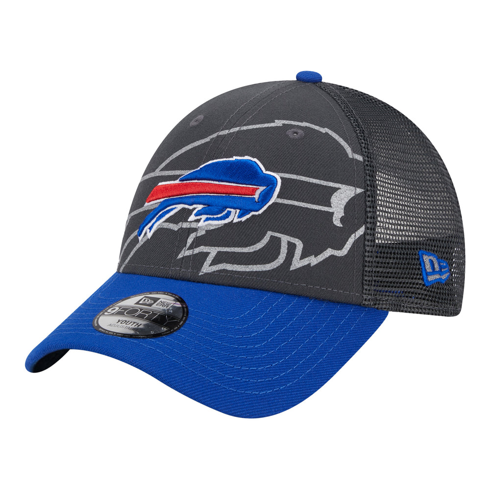 Youth Buffalo Bills Red & Black Winter Hat