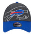 Youth Bills Reflect Adjustable Hat In Black & Blue - Front View