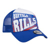 Bills New Era Youth 9FORTY A-Frame Comic Book Hat In White - Front View