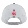 Bills New Era 2024 Training Camp Youth 9FORTY Adjustable Hat In Grey - Back View