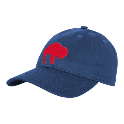 Youth Buffalo Bills True Retro Adjustable Hat In Blue - Front View