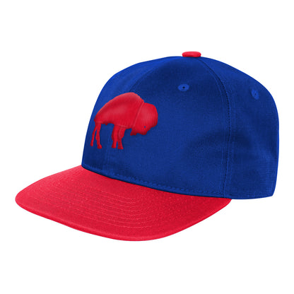 Youth Buffalo Bills Deadstock Snapback Hat In Blue - Front View