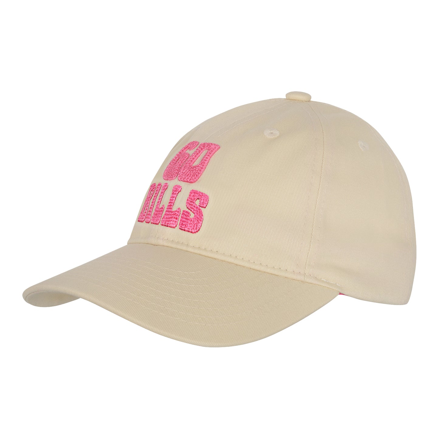 Girls Go Bills Blitz Adjustable Hat In Tan - Side View