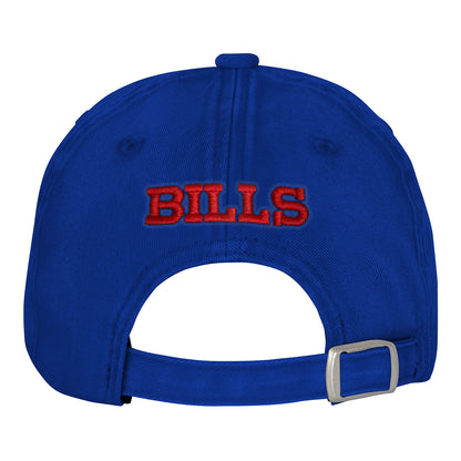 Girls Buffalo Bills Gridiron Sequin Hat In Blue - Back View