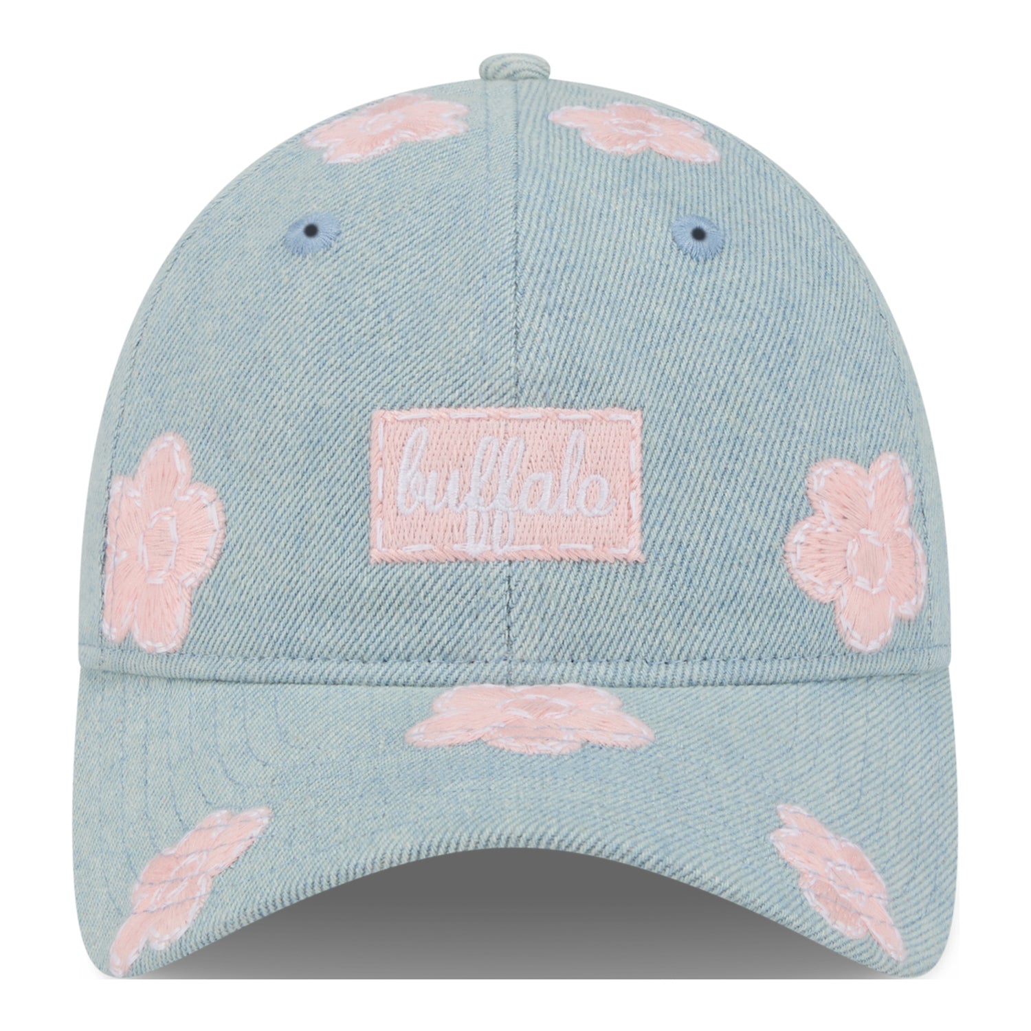 Infant Buffalo Bills New Era 9TWENTY Floral Hat In Teal - Front View
