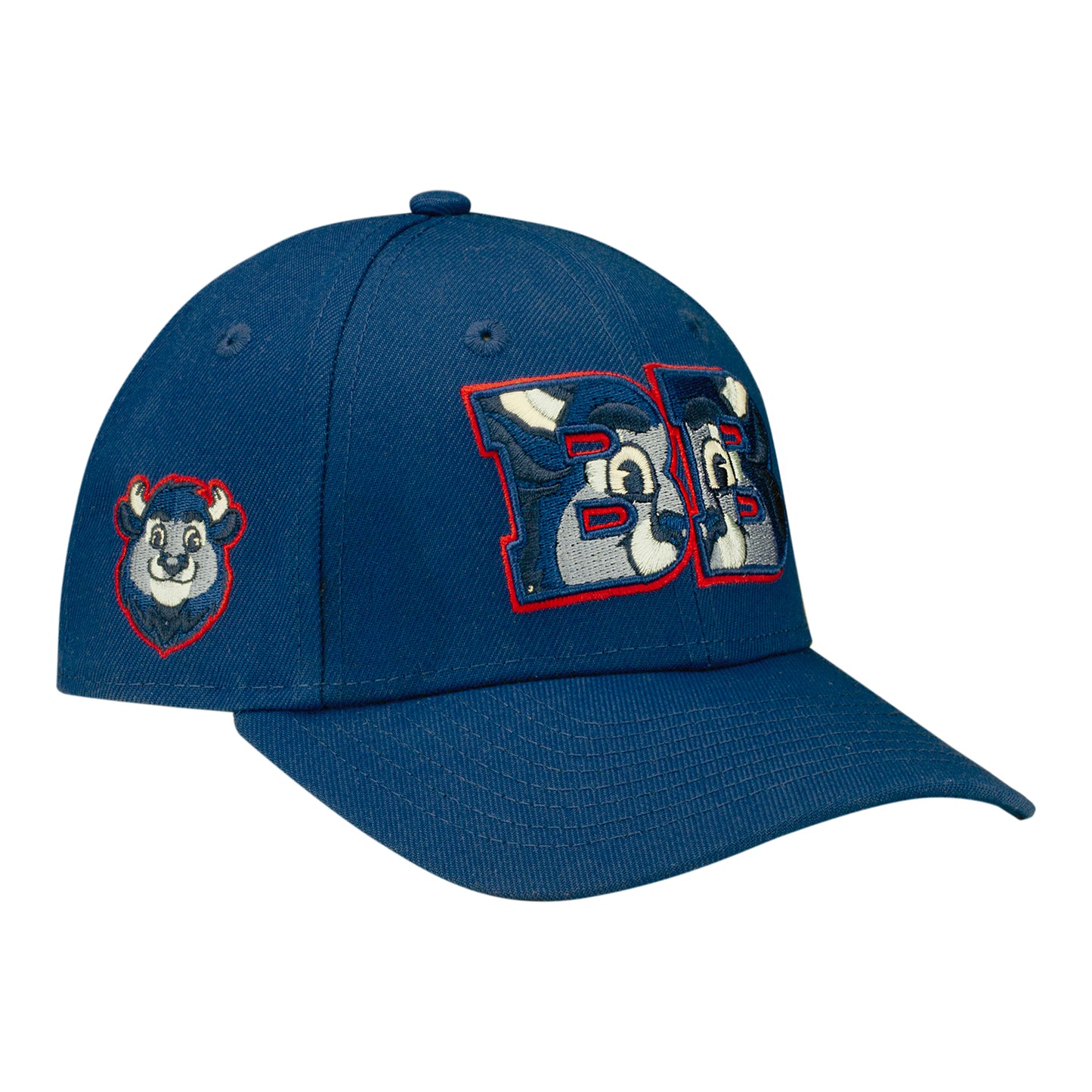 Youth 9FORTY Billy Buffalo Hat In Blue - Front Right View