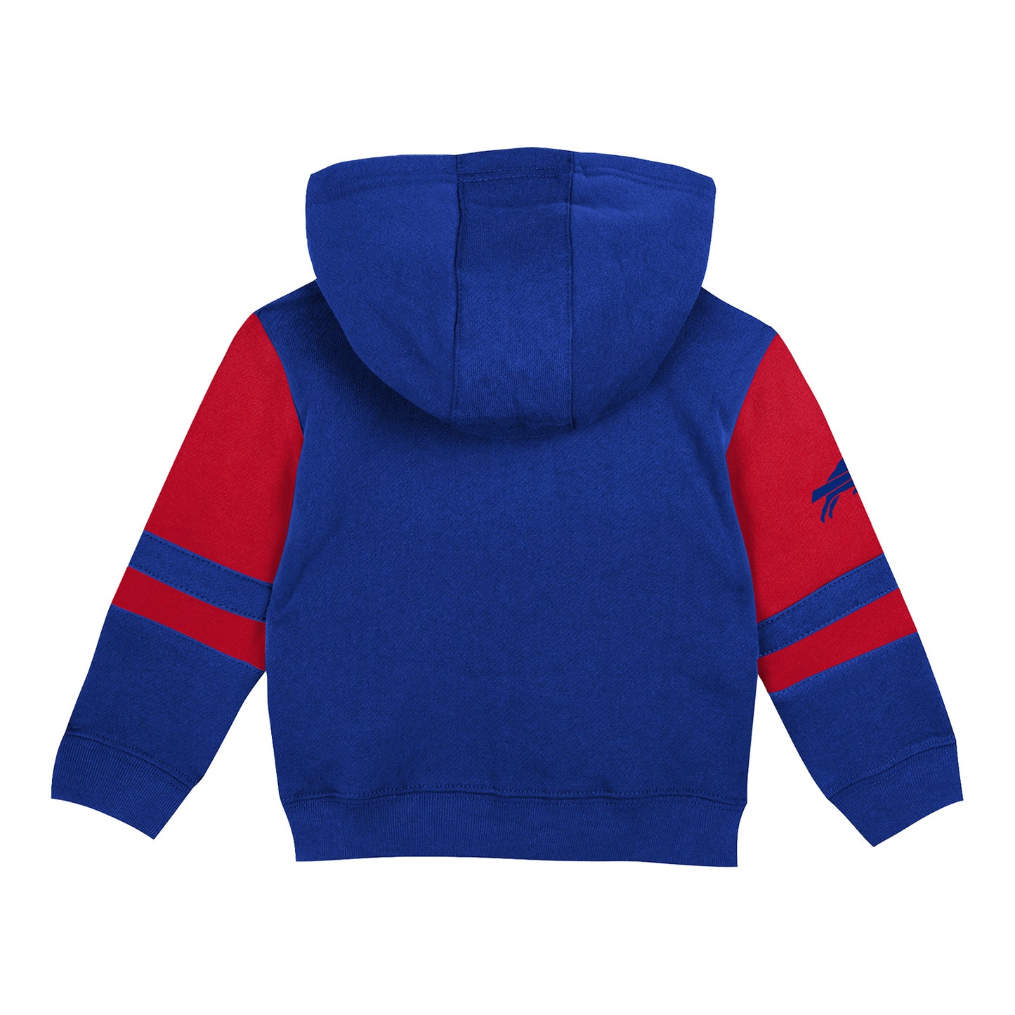 Infant Bills Stadium Full-Zip Fleece In Blue & Red - Back View