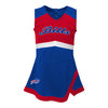 Infant Bills Cheer Captain Set In Blue, Red & White - Front View