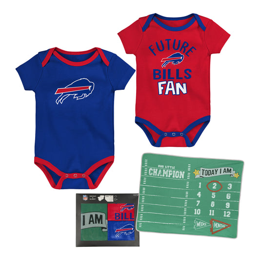 Bills Newborn #1 Draft Pick Blanket Set - Whole Set