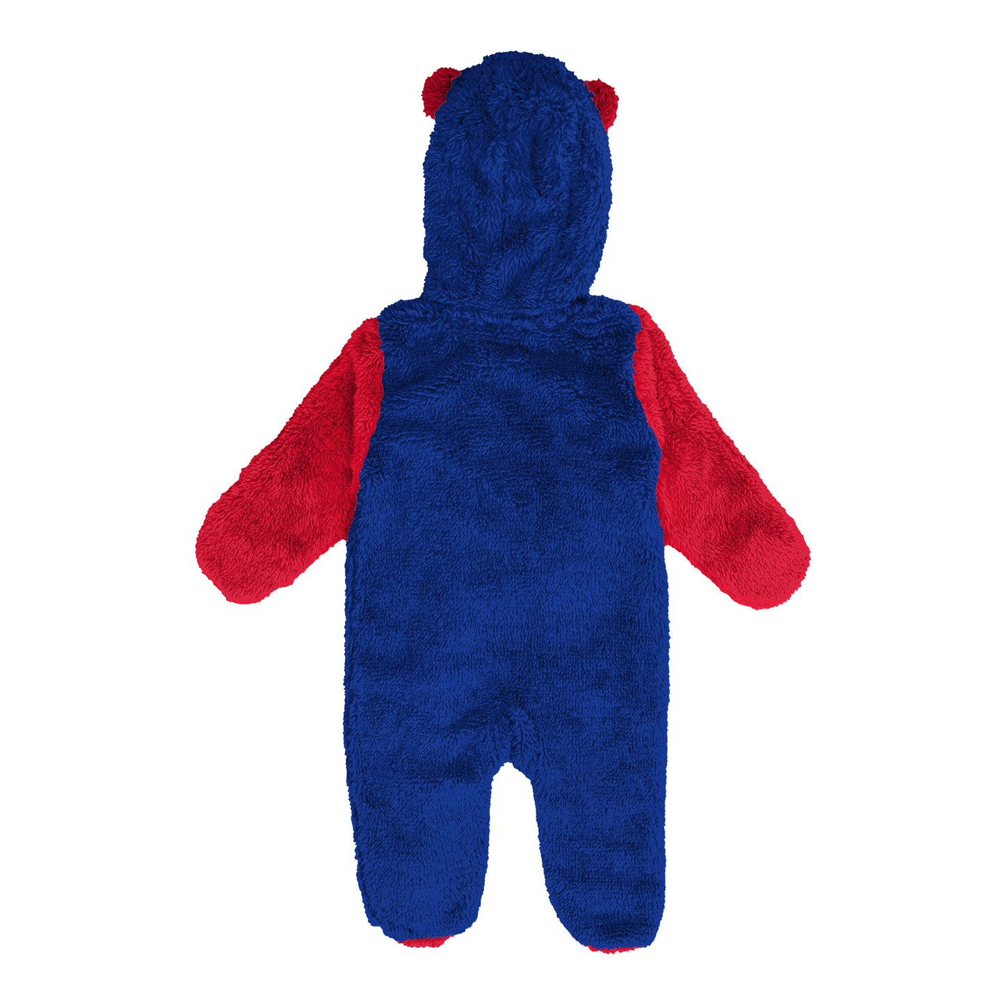 Buffalo Bills Newborn Stay Napping Onesie In Blue - Back View