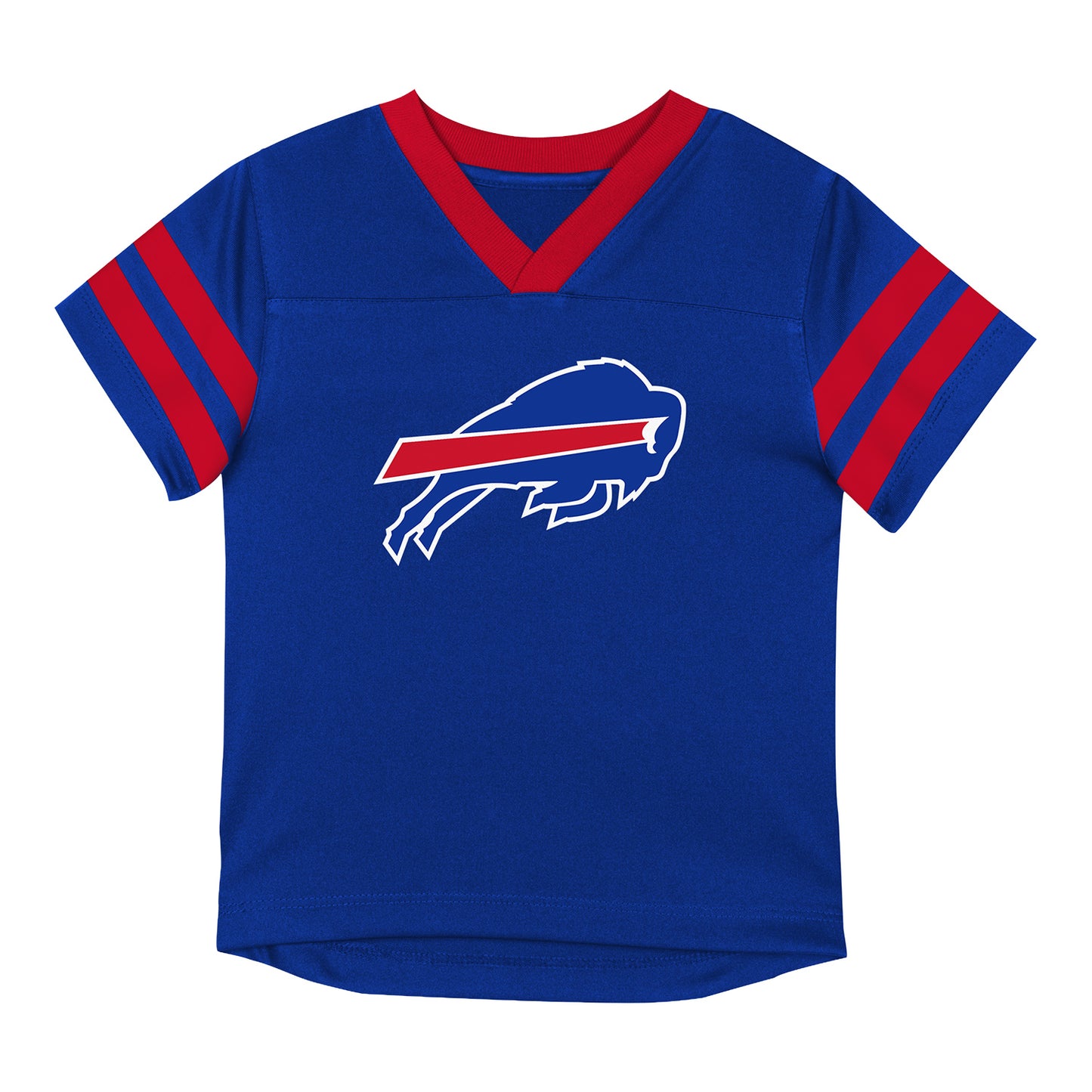 Buffalo Bills Toddler Primary Logo Jersey Set In Blue & Red - Front View