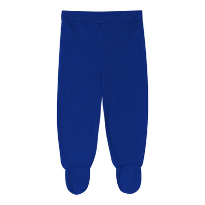 Buffalo Bills Newborn Napping Bills Fan Set In Blue & White - Pants Front View