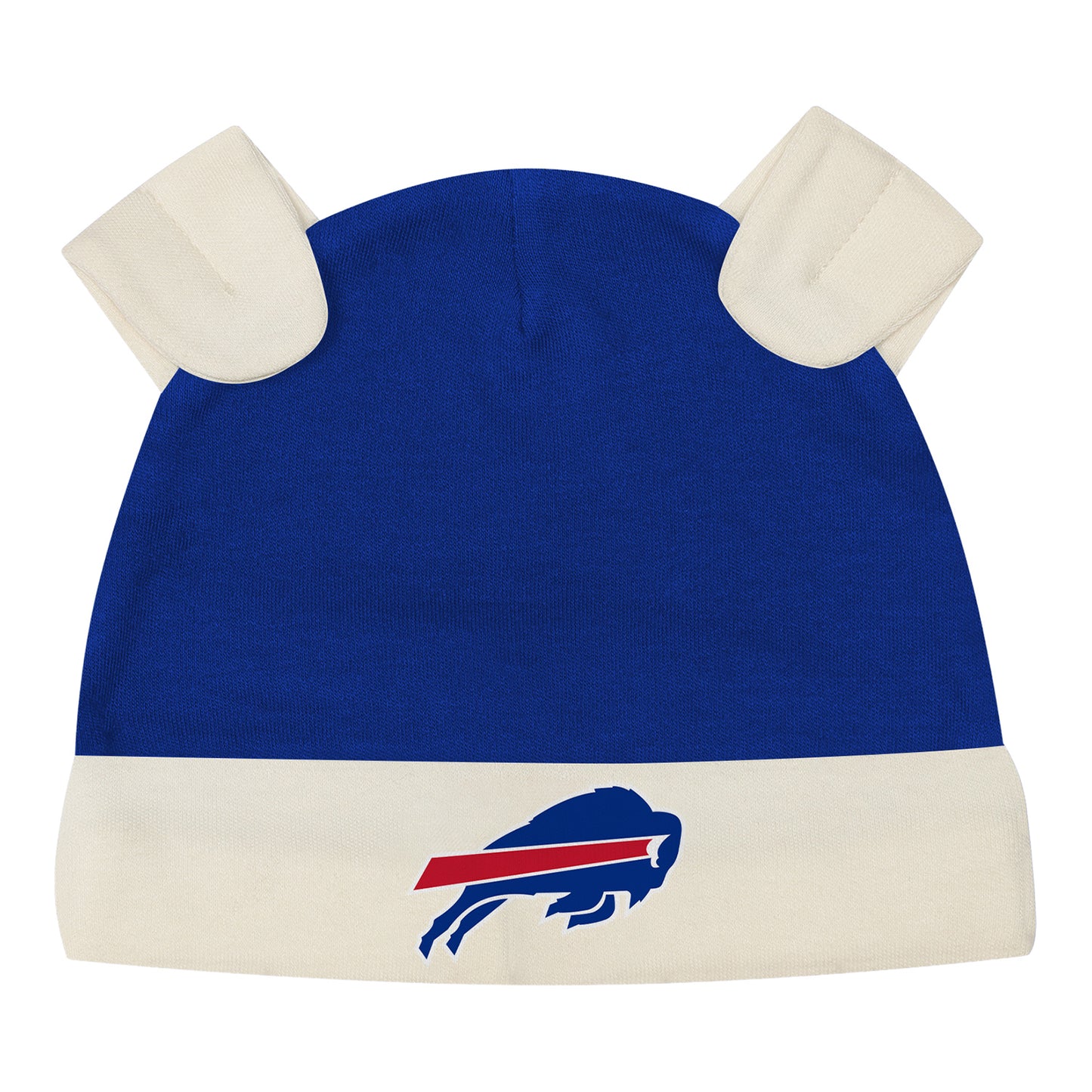 Buffalo Bills Newborn Napping Bills Fan Set In Blue & White - Hat Front View