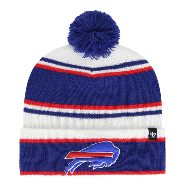 '47 Brand Youth Buffalo Bills Stripling Cuff Knit Hat In Blue & White - Front View