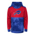 Juvenile All Out Blitz Hooded Sweatshirt In Red & Blue - Front View