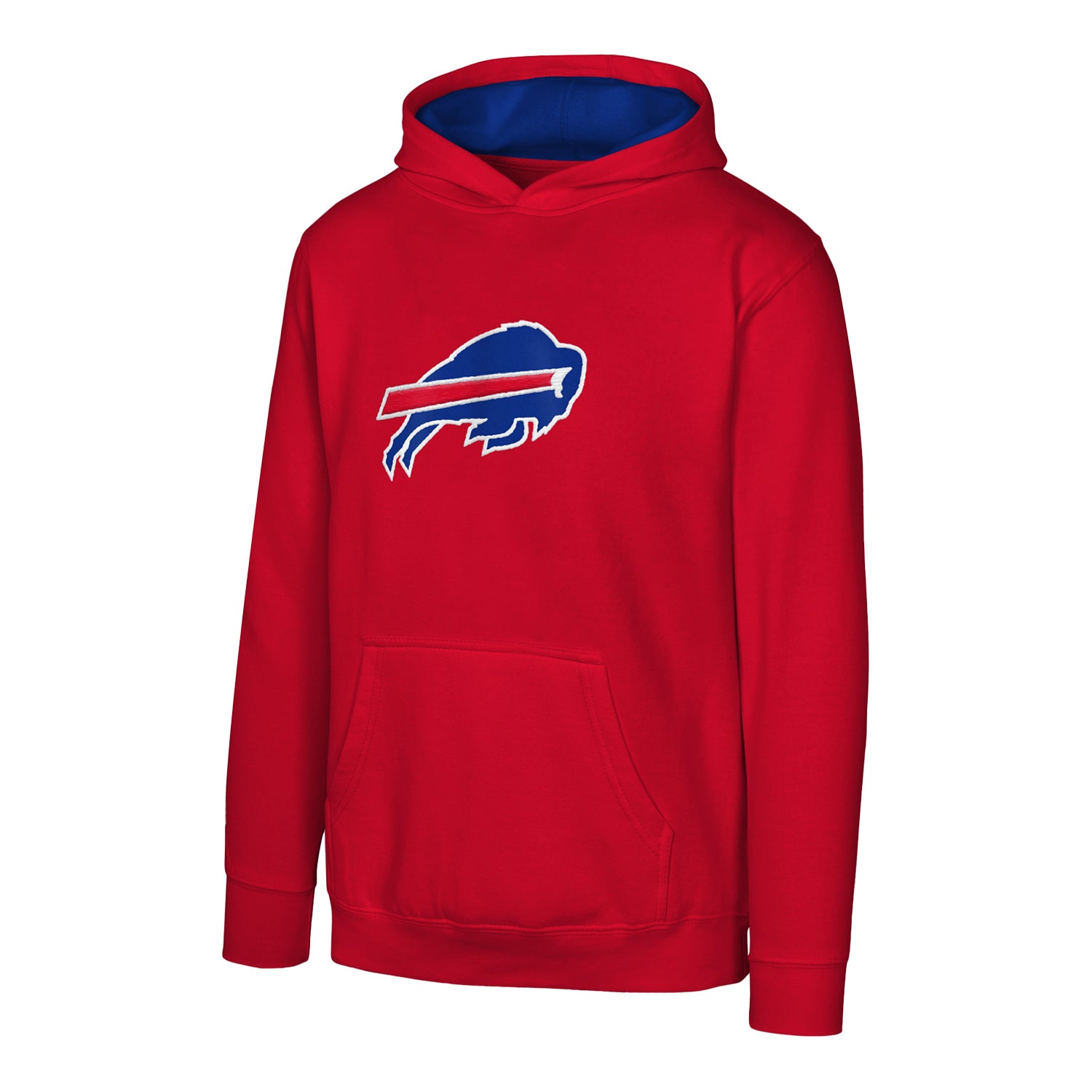 Bills Youth Logo Fleece In Red - Front View