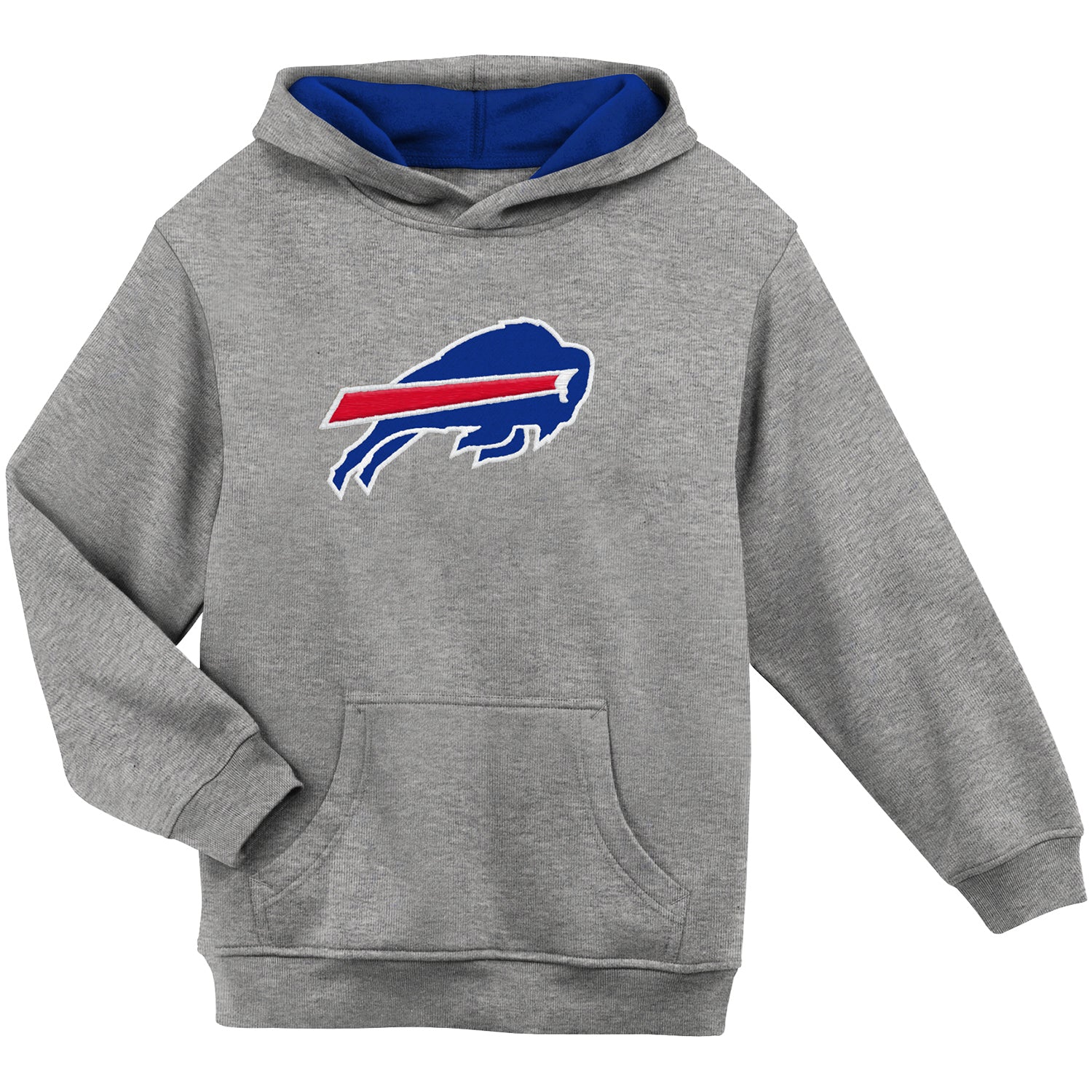 Juvenile Buffalo Bills Primary Pull Over In Grey - Front View