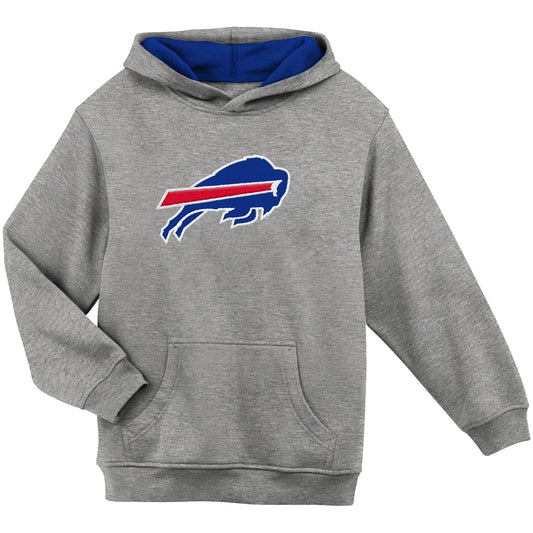 Juvenile Buffalo Bills Primary Pull Over In Grey - Front View