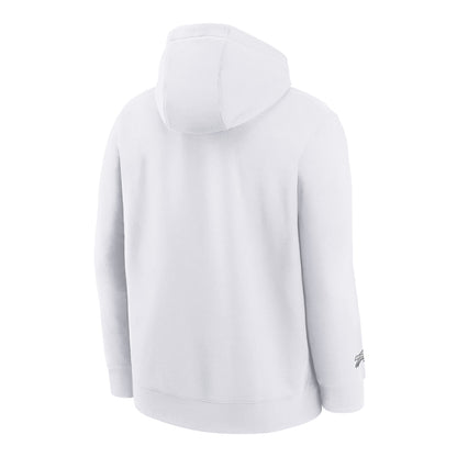Youth Buffalo Bills Nike Rivalry Series Hooded Sweatshirt In White - Back View