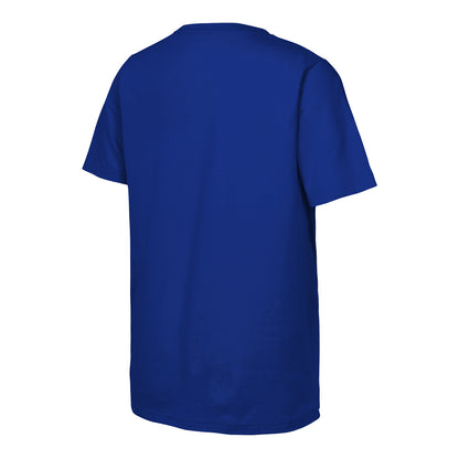 Youth Buffalo Bills Mini Mafia Billy Buffalo T-Shirt In Blue - Back View