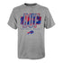 Youth City Team T-Shirt In Grey, Blue & Red - Front View