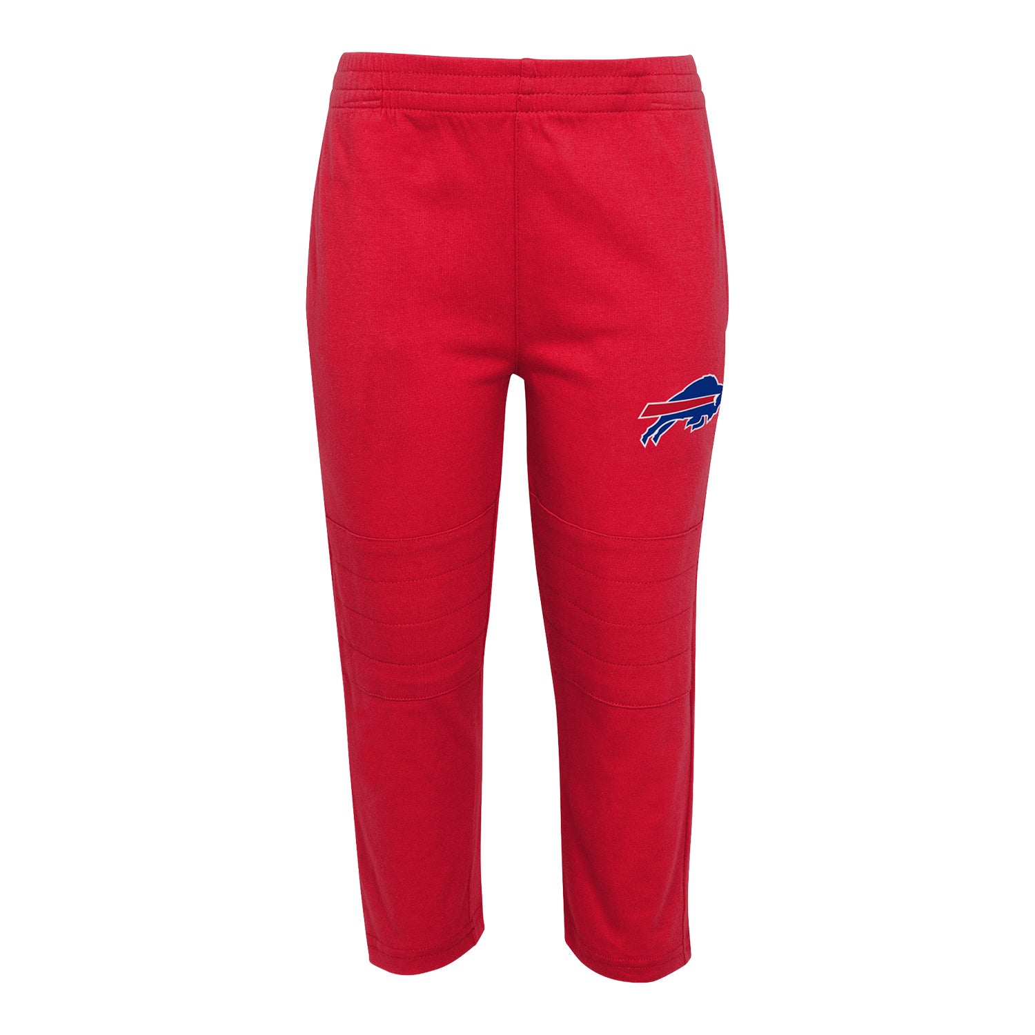 Buffalo Bills Juvenile Primary Logo Jersey Set In Red - Pants Front View