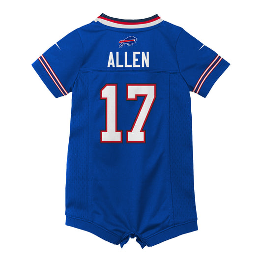 Infant Nike Game Home Josh Allen Jersey In Blue - Back View