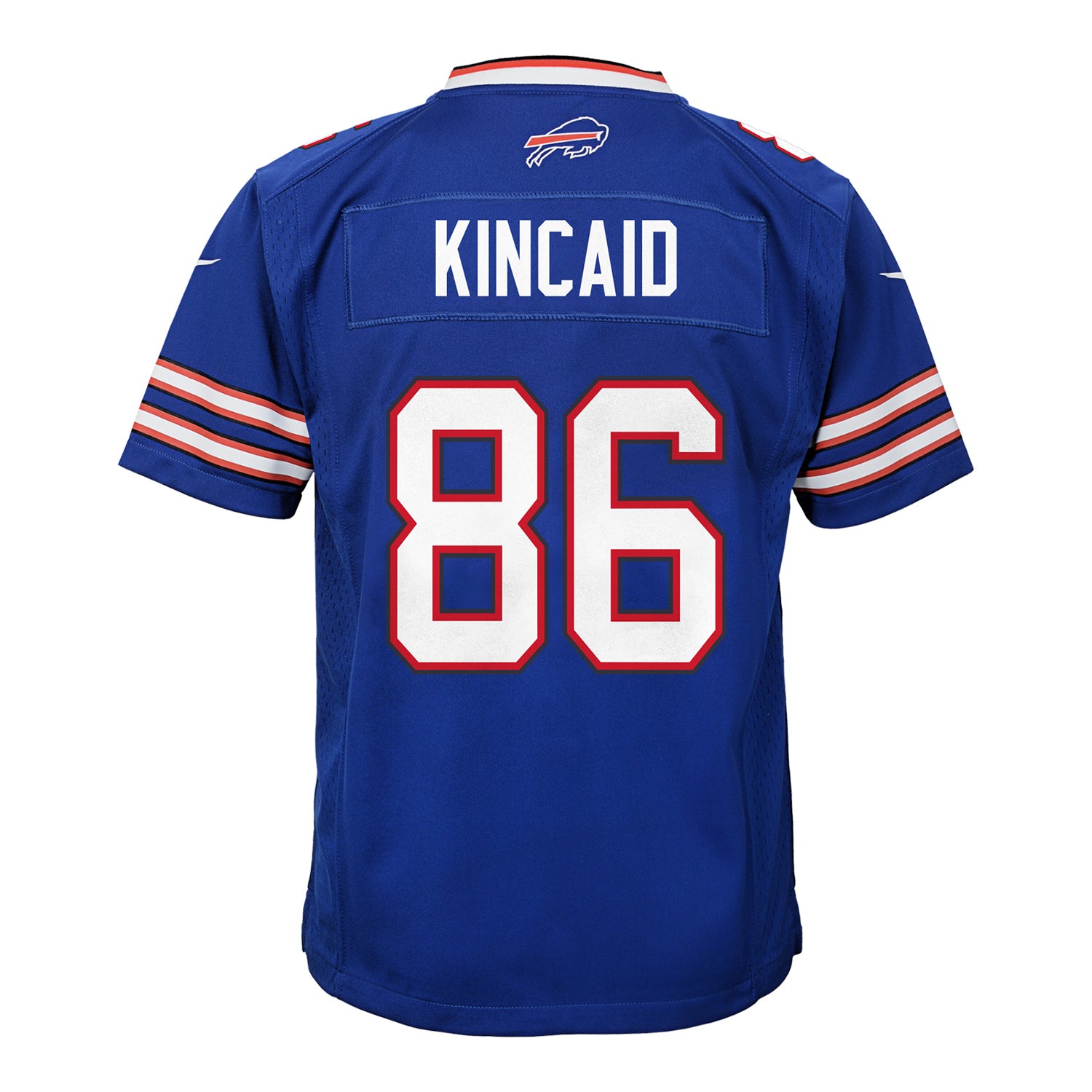 Youth Nike Game Home Dalton Kincaid Jersey In Blue - Back View