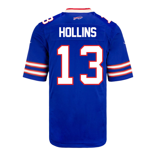 Nike Game Home Mack Hollins Jersey In Blue - Back View