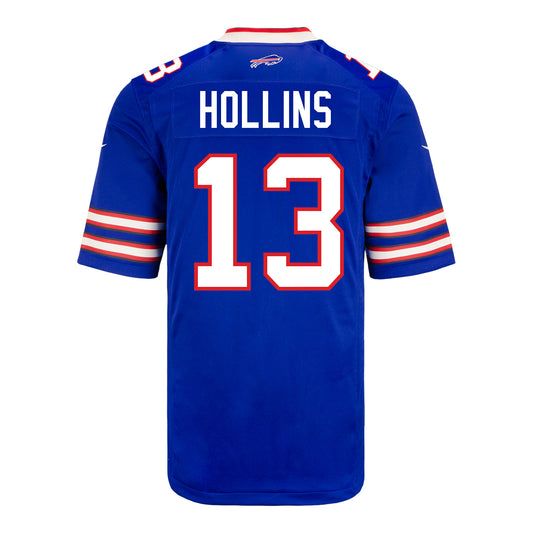 Nike Game Home Mack Hollins Jersey In Blue - Back View