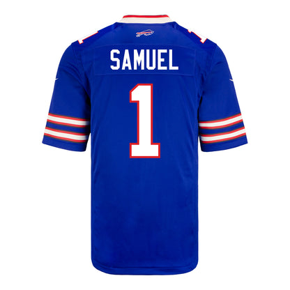 Nike Game Home Curtis Samuel Jersey In Blue - Back View