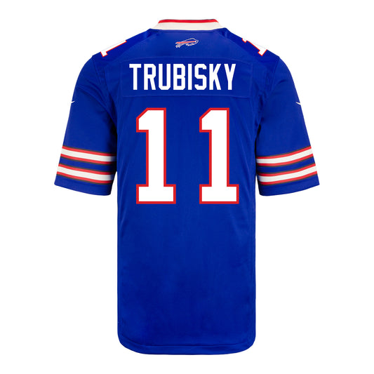 Nike Game Home Mitchell Trubisky Jersey In Blue - Back View