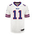 Nike Game Away Mitchell Trubisky Jersey In White - Front View