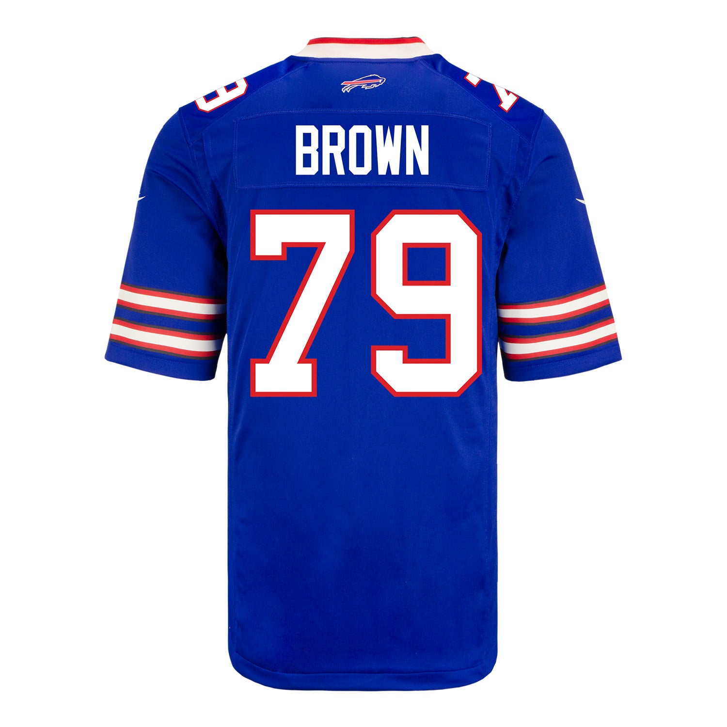 Nike Game Home Spencer Brown Jersey In Blue - Back View