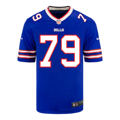 Nike Game Home Spencer Brown Jersey In Blue - Front View