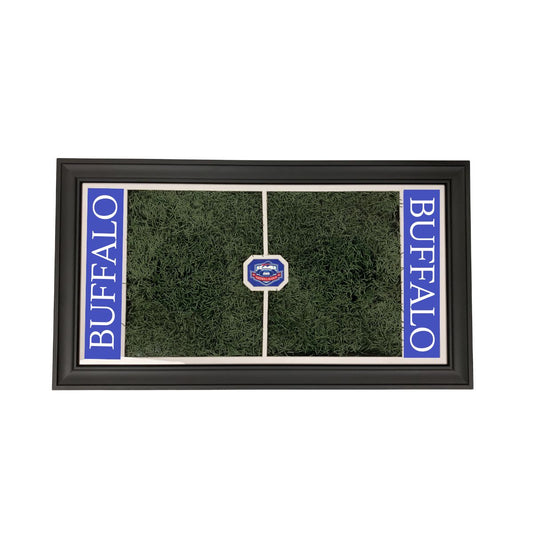 Buffalo Bills Highmark Stadium Season Ticket Member 20x34 Field Framed Turf Collage (Pre-Order)