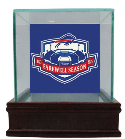 Buffalo Bills Highmark Stadium Season Ticket Member Authentic Piece of Turf w/Case (Pre-Order)