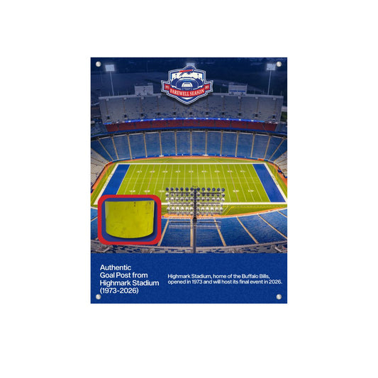 Buffalo Bills Highmark Stadium 8x10 Authentic Goalpost Plaque (Pre-Order)
