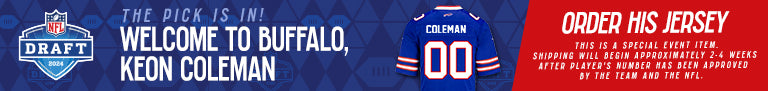 Welcome to Buffalo, Keon Coleman! ORDER HIS JERSEY