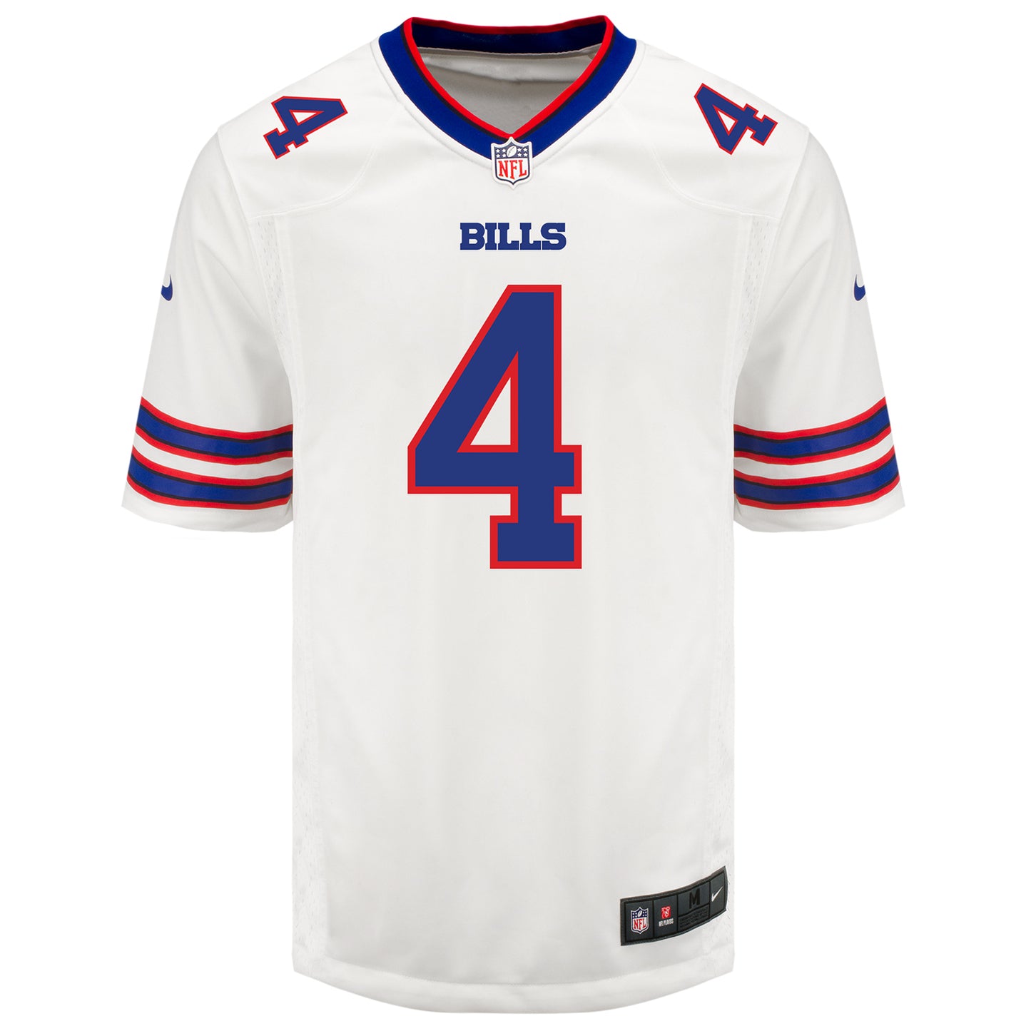 Nike Game Away James Cook Jersey In White - Front View