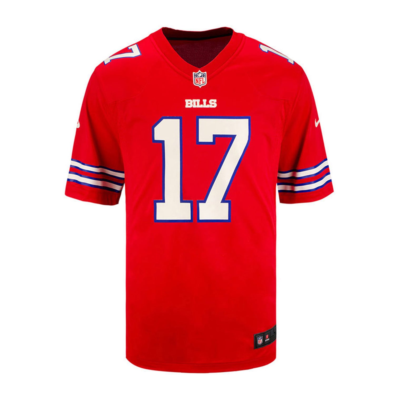 Nike Game Alternate Josh Allen Jersey In Red - Front View