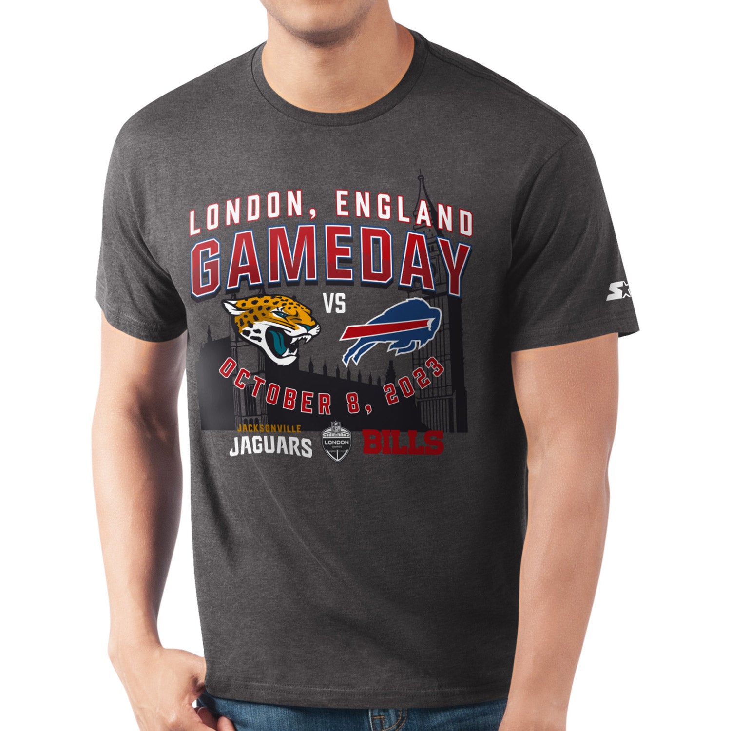 Starter Buffalo Bills London matchup T-Shirt