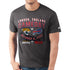 Starter Bills London Matchup T-Shirt In Grey - Front View On Model
