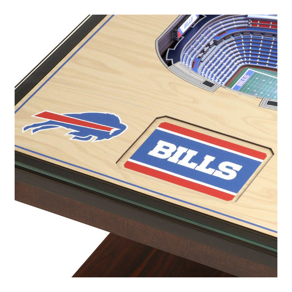 Buffalo Bills 25-Layer StadiumViews Lighted End Table 