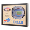 Buffalo Bills 25 Layer StadiumView 3D Wall Art - Front View